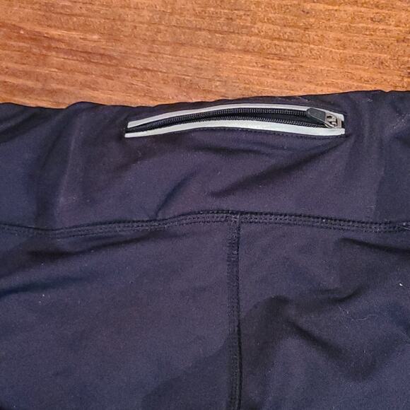 bcg Leggings Black Cropped Workout Inside Pocket Sz XS - Picture 4 of 5